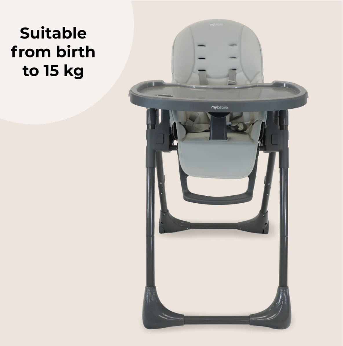 MBHC9 Luxe Highchair from Birth - Grey