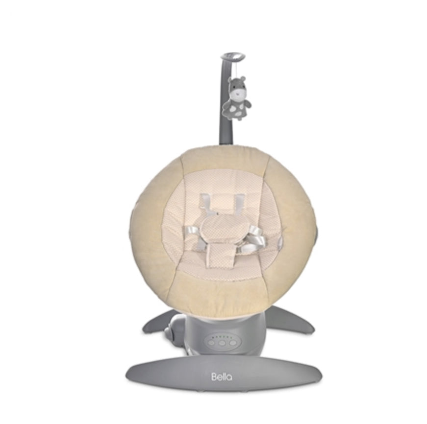 Lorelli Bella Baby Swing Cradle - Beige Dots