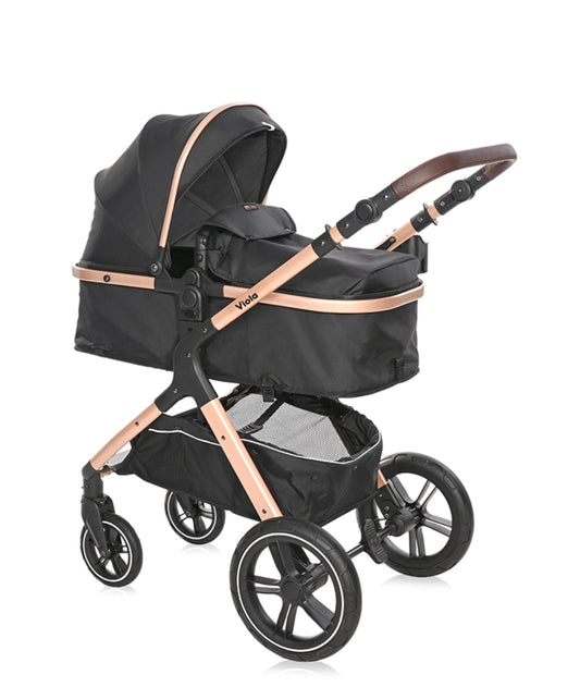 Lorelli Viola 3in1 Travel System Bundle - Black