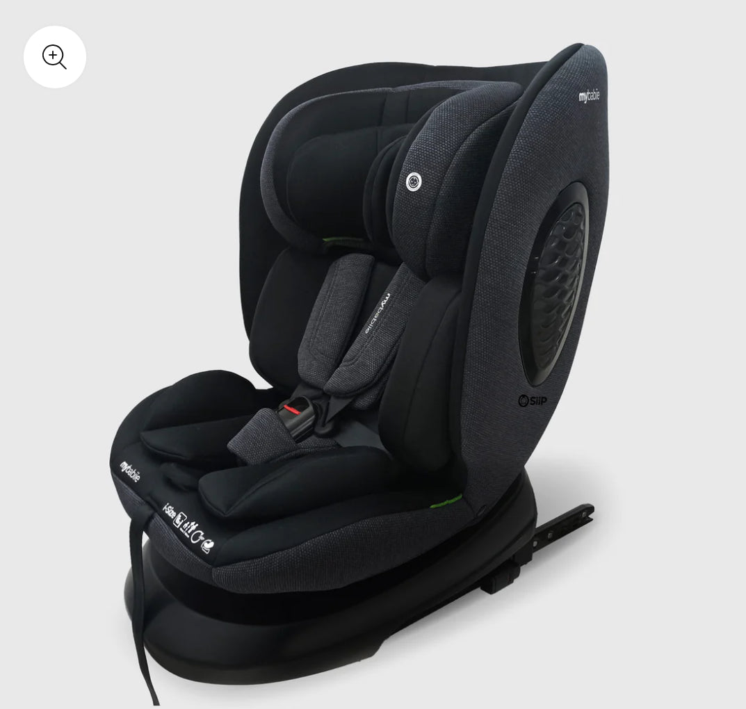MBCS200 Spin R129 Car Seat with Top Tether - Black