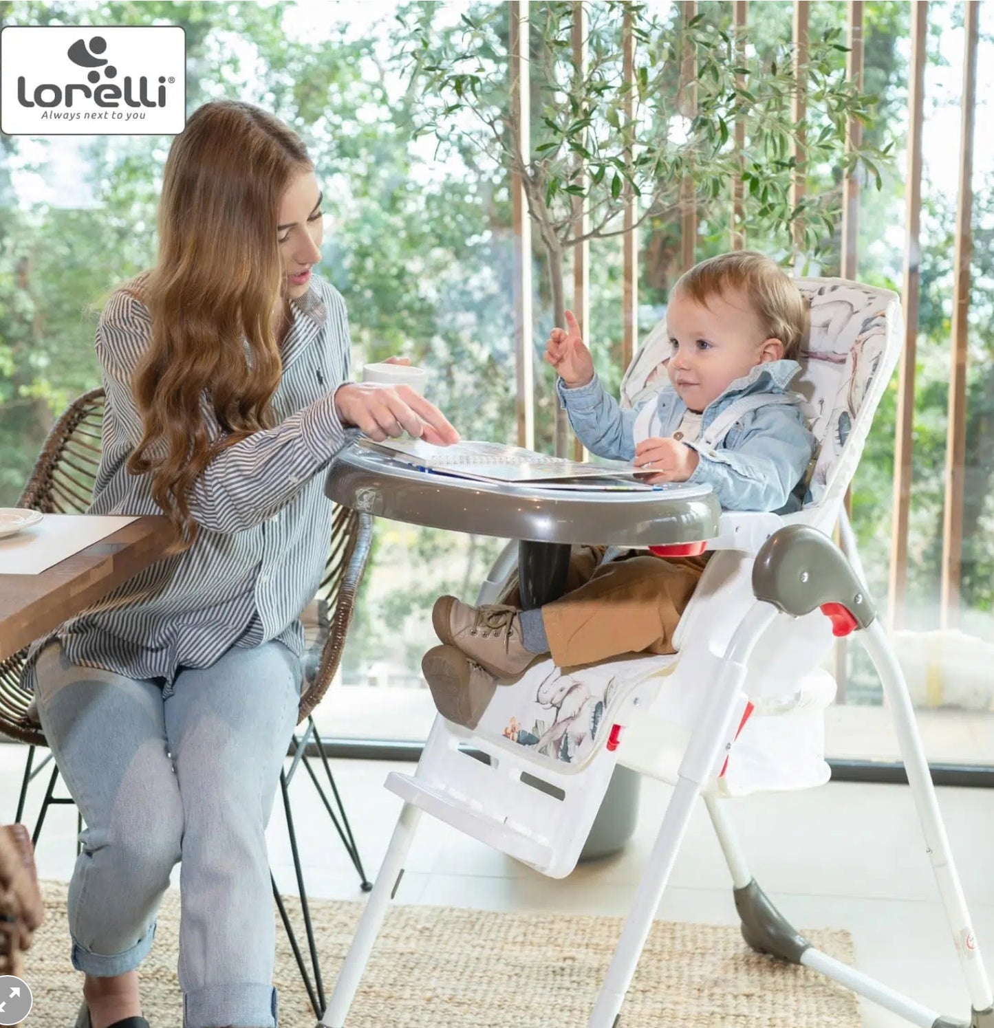 Lorelli Dulce Highchair – Grey
