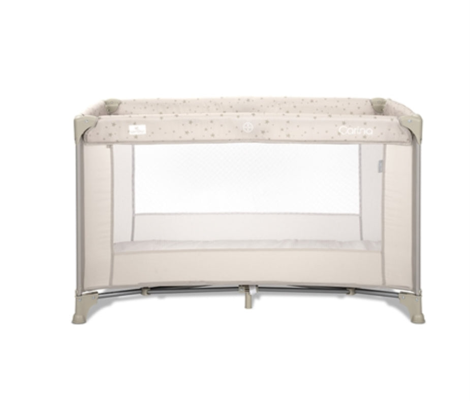 Lorelli Carina 1 Layer Baby Cot - Beige Stars