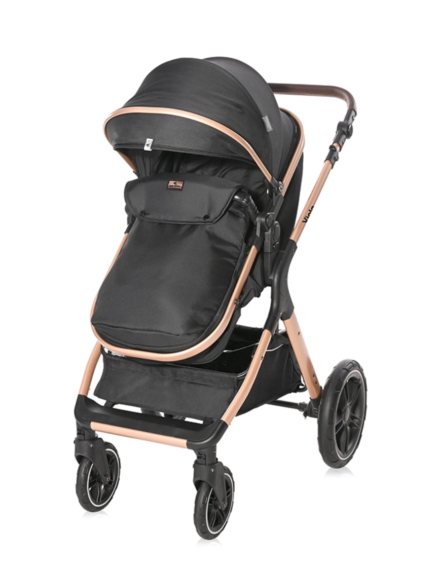 Lorelli Viola 3in1 Travel System Bundle - Black