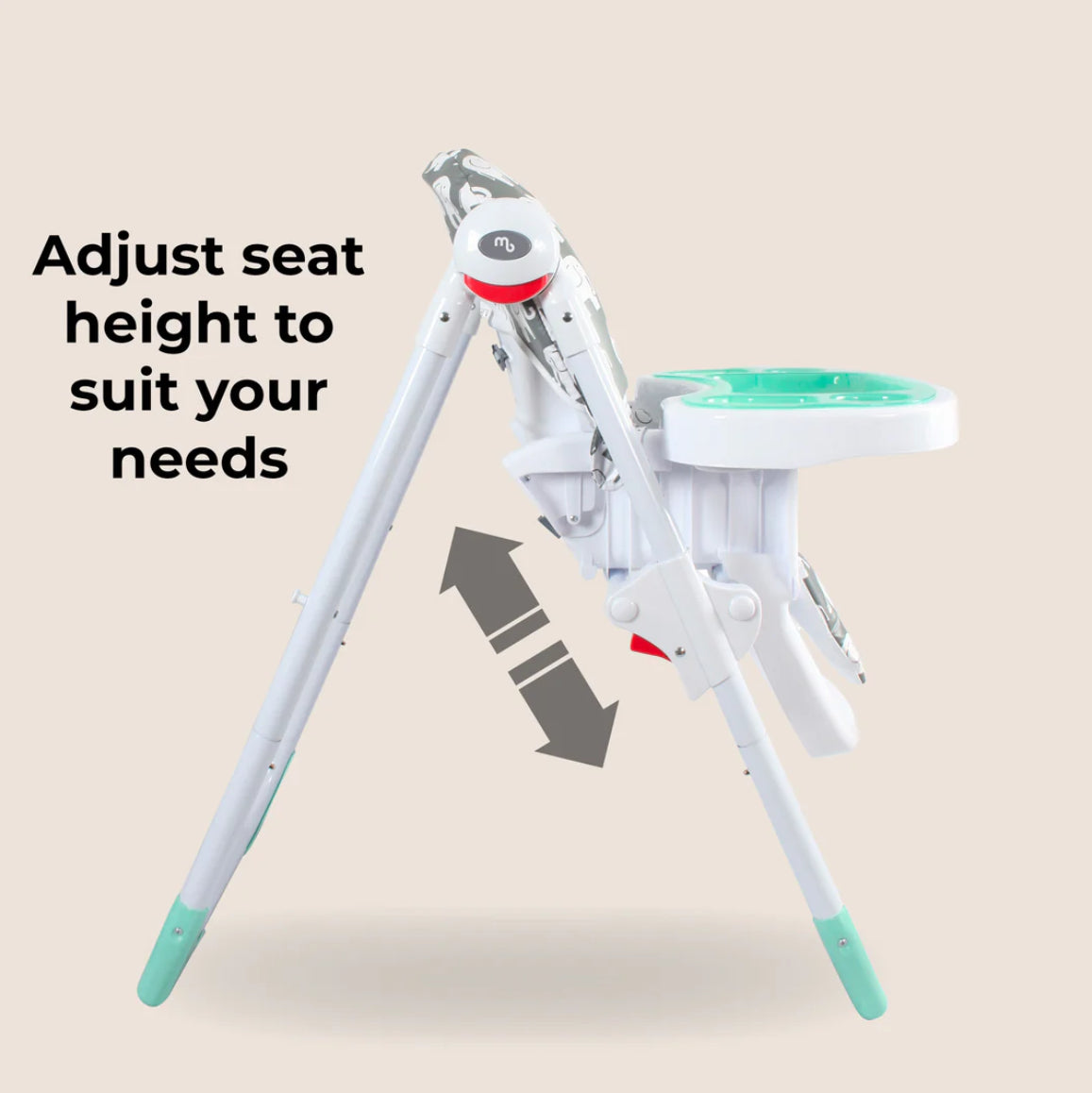 MBHC8 Premium Highchair - Elephant