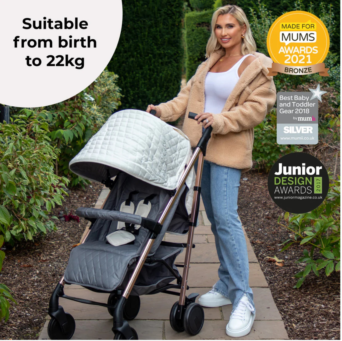 MB51 Plus Stroller - Quilted Champagne