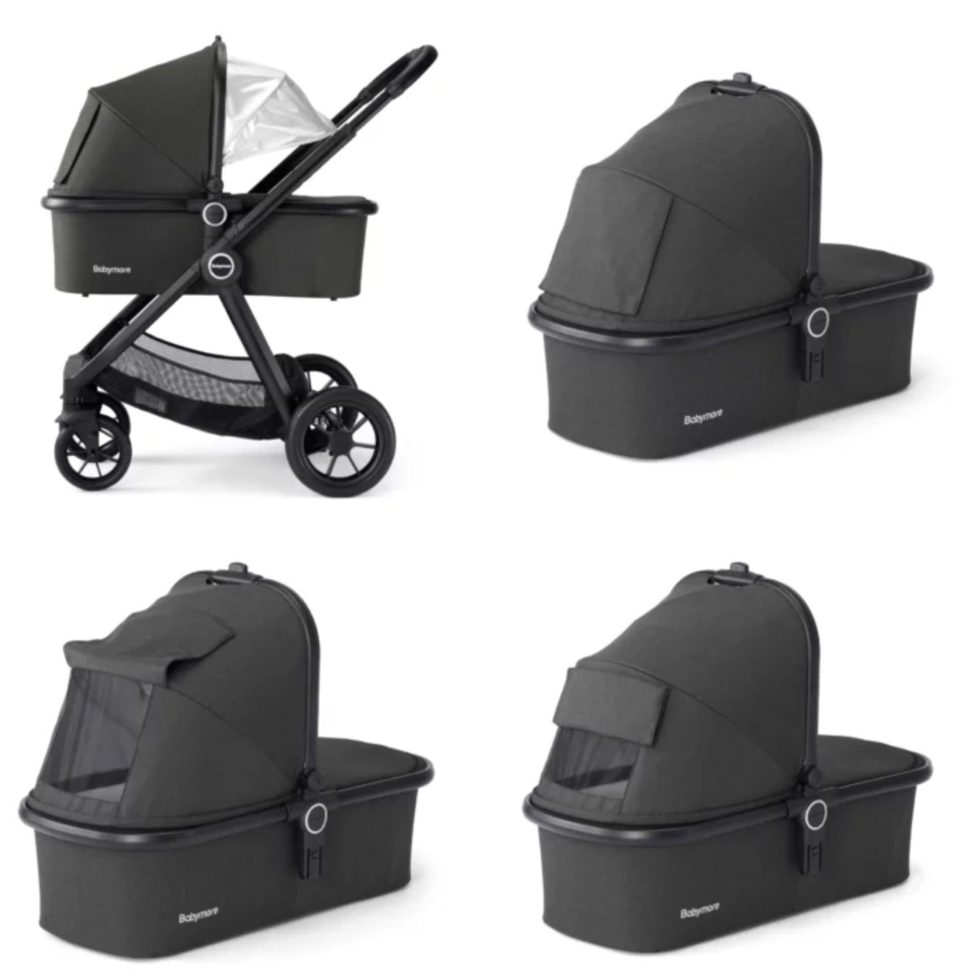 Babymore Memore V2 Travel System Coco Car Seat - Black