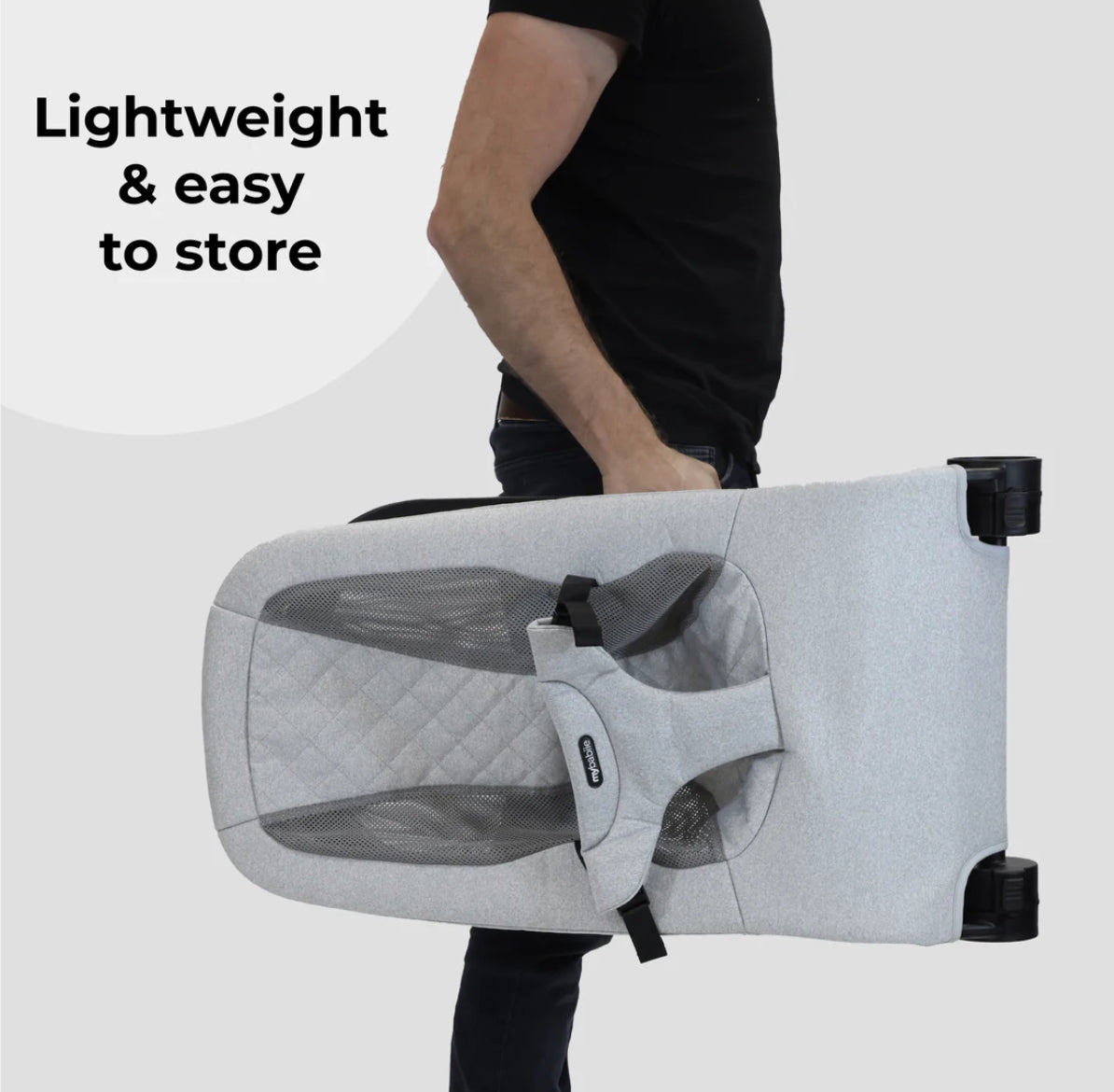 Reclining Baby Bouncer - Grey