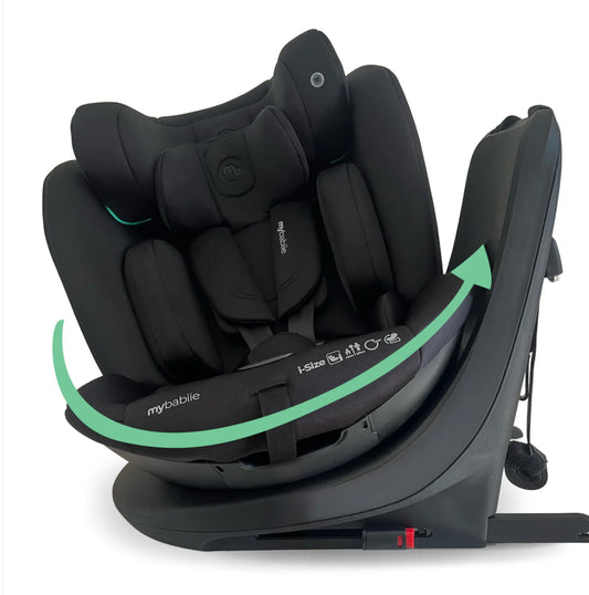 MBCS300 Easy Spin R129 Car Seat with Top Tether - Black
