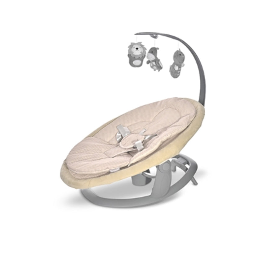 Lorelli Toscana Baby Swing Cradle - Beige Dots
