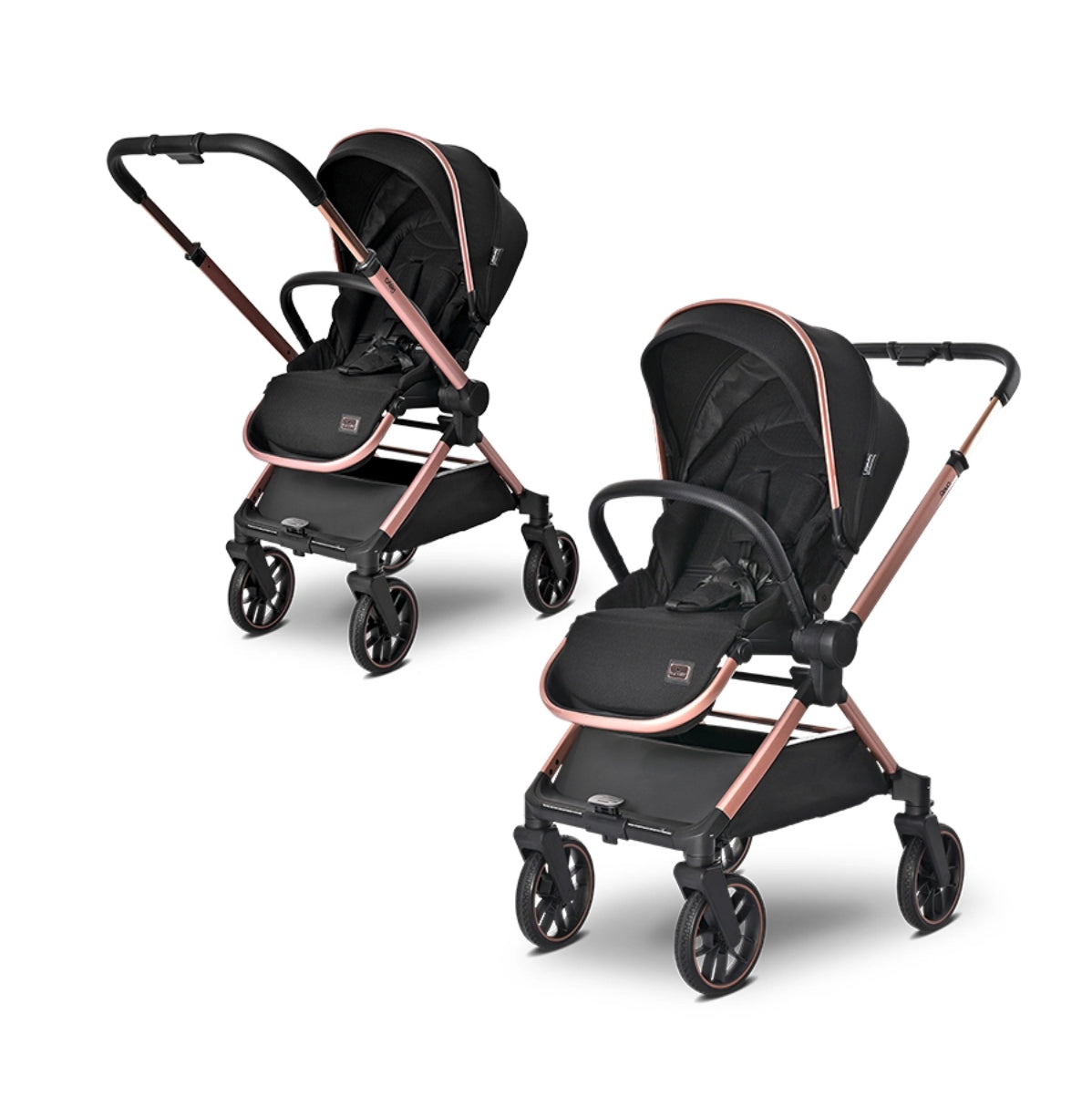 Lorelli Reya 3in1 Travel System Bundle - Black Jasper