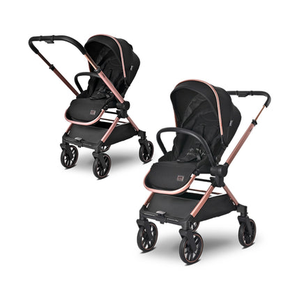 Lorelli Reya 3in1 Travel System Bundle - Black Jasper