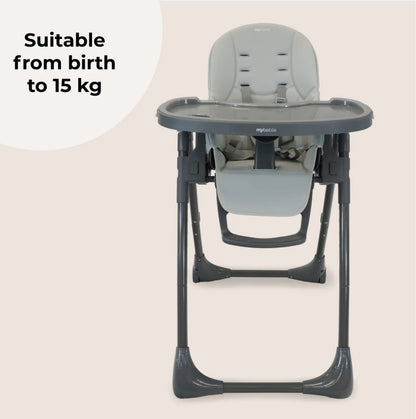 MBHC9 Luxe Highchair from Birth - Grey