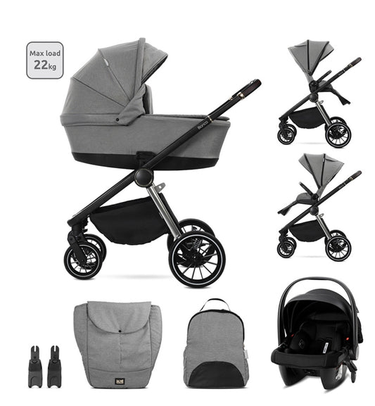 Lorelli Bianca 3in1 Travel System - Grey
Includes Aria Luxe Car Seat and Rain Cover