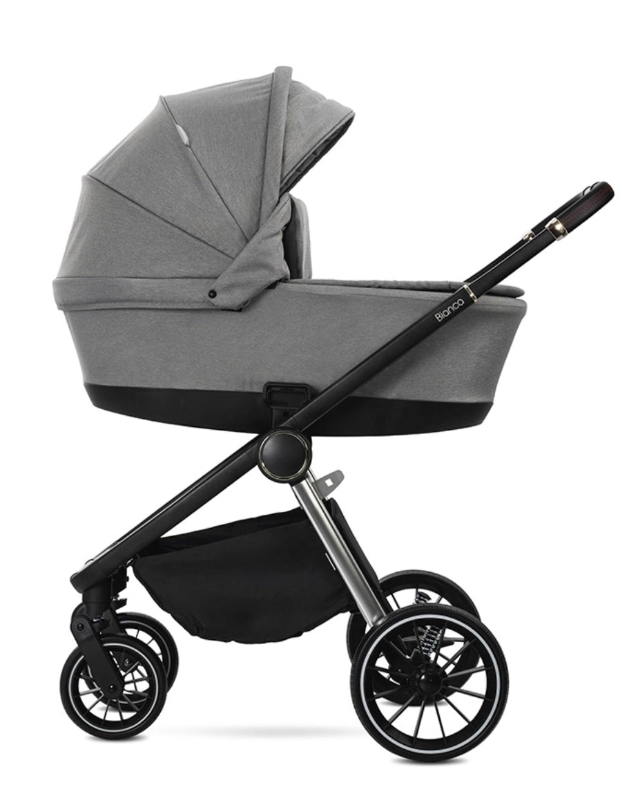 Lorelli Bianca 3in1 Travel System - Grey
Includes Aria Luxe Car Seat and Rain Cover