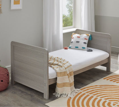 Babymore Caro Cot Bed - Grey Wash