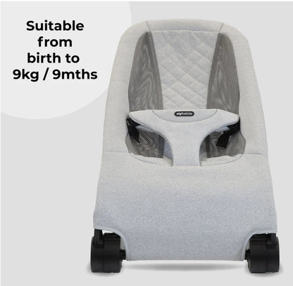 Reclining Baby Bouncer - Grey