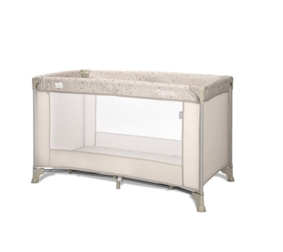 Lorelli Carina 1 Layer Baby Cot - Beige Stars