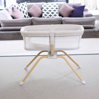Babymore Air Motion Gliding Crib - Grey