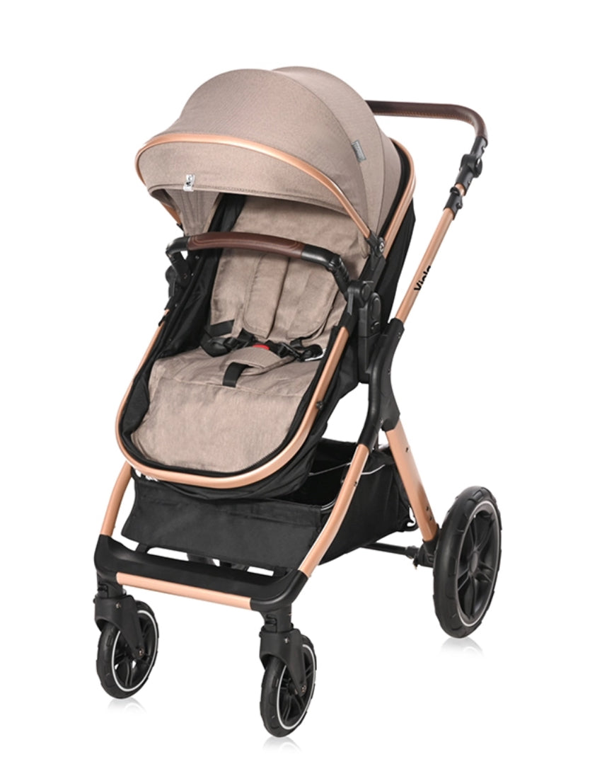 Lorelli Viola 3in1 Travel System Bundle - Beige