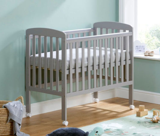 Babymore Space Saver Cot - Grey