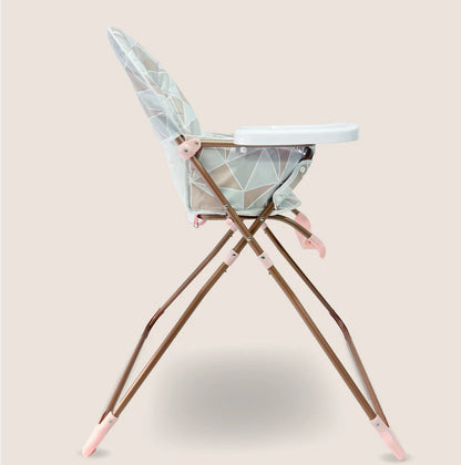 MBHC1 Compact Highchair - Rose Geo
