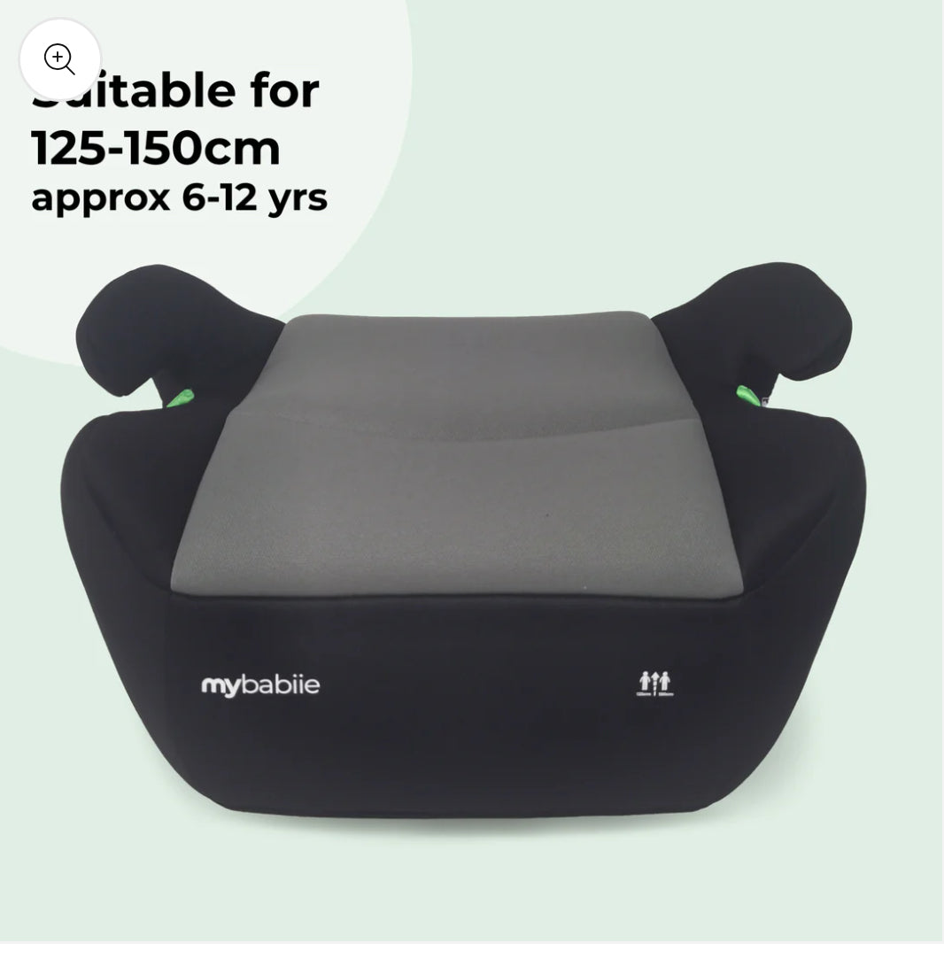 MBCSB20 Booster R129 Car Seat with ISOFIX - Grey