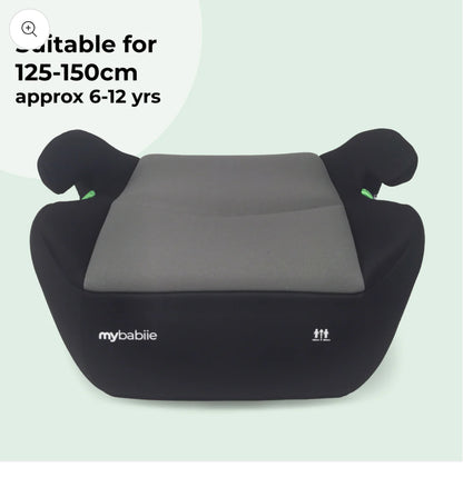 MBCSB20 Booster R129 Car Seat with ISOFIX - Grey