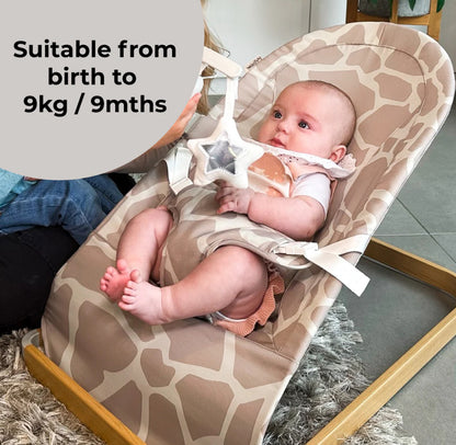 Baby Bouncer with Toy Bar - Giraffe
