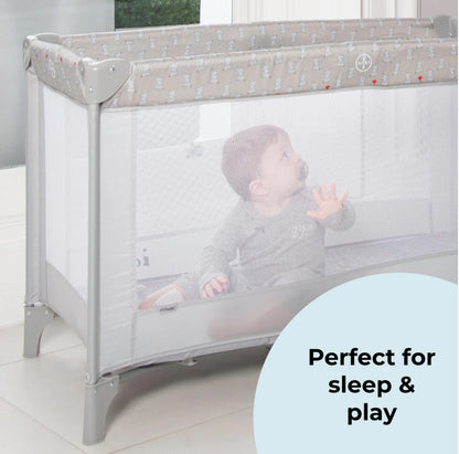 MBTC1 Travel Cot - Elephants