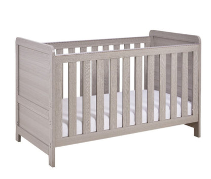 Babymore Caro Cot Bed - Grey Wash