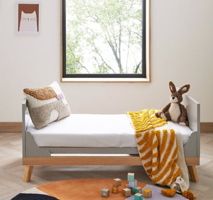 Babymore Mona Mini Cot Bed - Grey