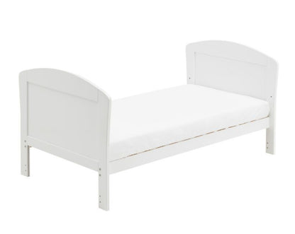 Babymore Aston Dropside Cot Bed - White