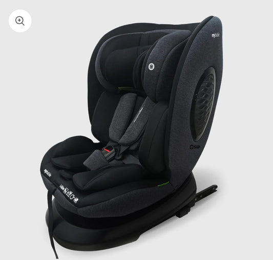 MBCS200 Spin R129 Car Seat with Top Tether - Black