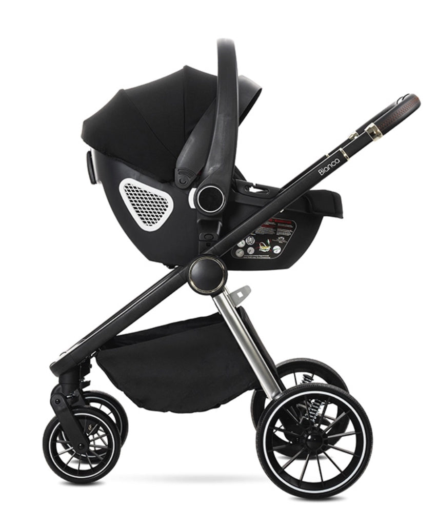 Lorelli Bianca 3in1 Travel System - Grey
Includes Aria Luxe Car Seat and Rain Cover