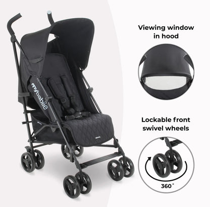 MB01 Lightweight Stroller - Black