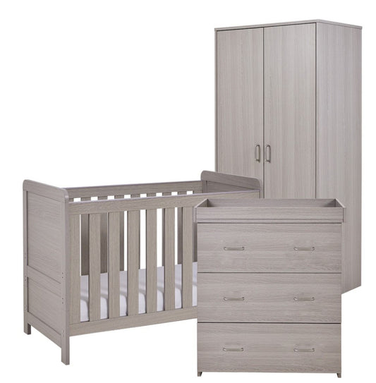 Babymore Caro Mini 3 Piece Room Set - Grey Wash
