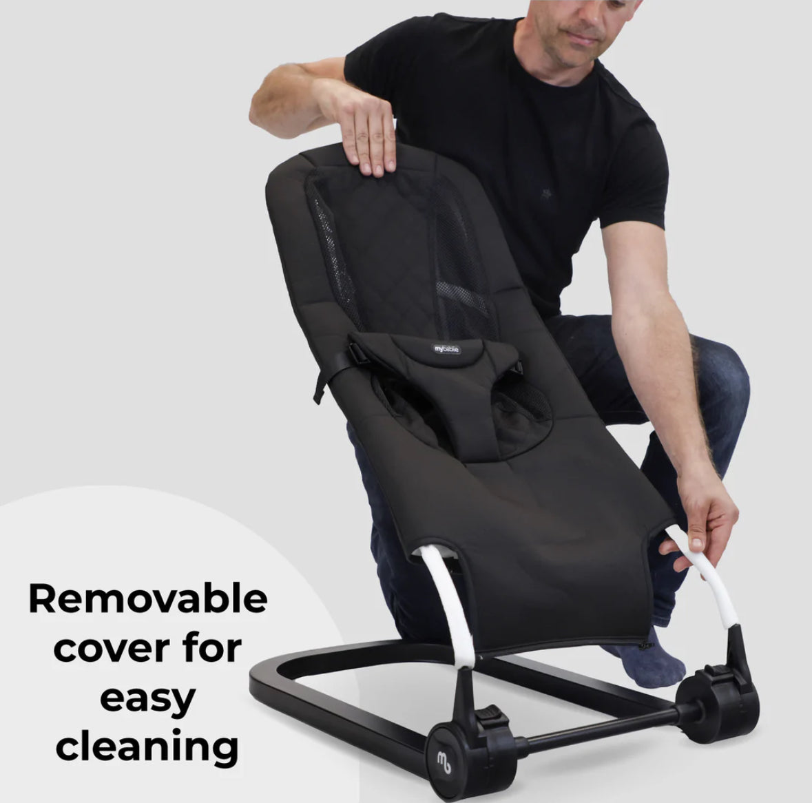 Reclining Baby Bouncer - Black