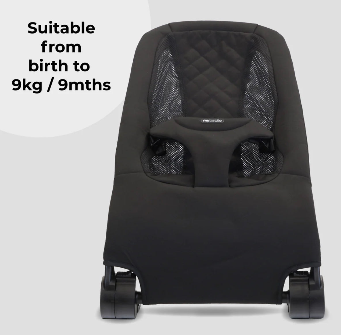 Reclining Baby Bouncer - Black
