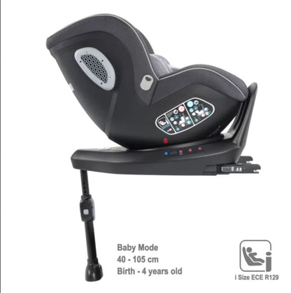 Babymore Kola 360 Rotating i-Size Group 0+/1 Car Seat - Black
