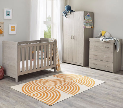 Babymore Caro Mini 3 Piece Room Set - Grey Wash
