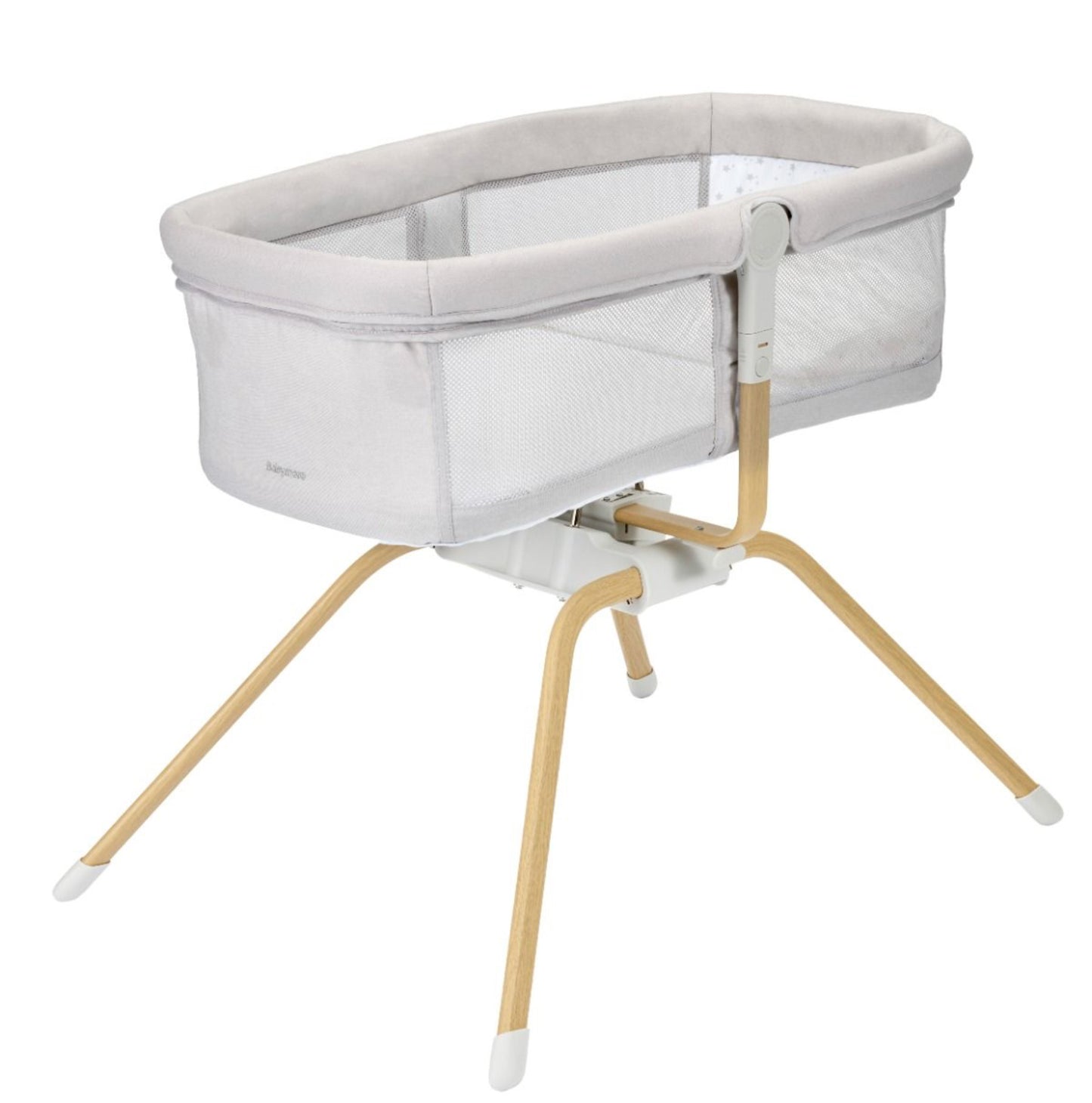 Babymore Air Motion Gliding Crib - Grey