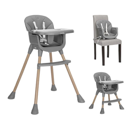 Lorelli Vanilla 3in1 Baby Highchair - Grey