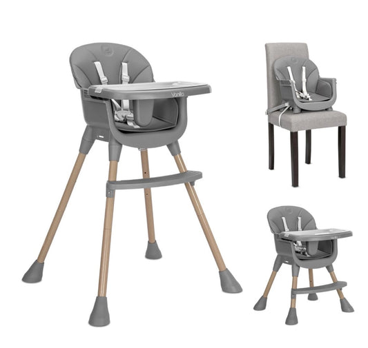 Lorelli Vanilla 3in1 Baby Highchair - Grey
