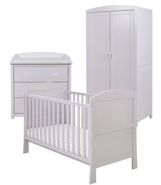 Babymore Aston 3 Piece Room Set - Grey