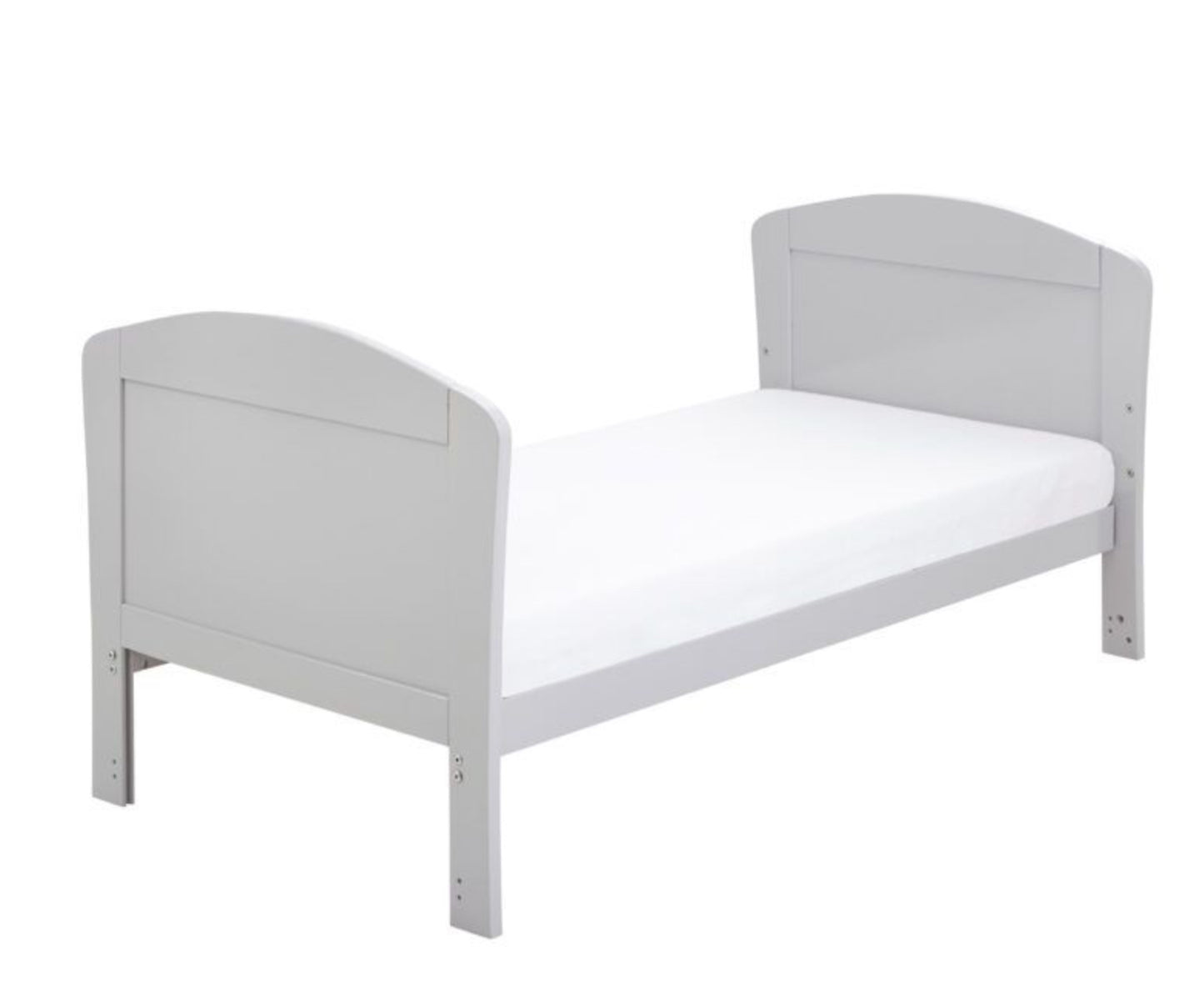 Babymore Aston Dropside Cot Bed - Grey