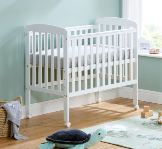 Babymore Space Saver Cot - White