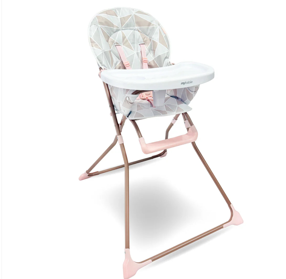 MBHC1 Compact Highchair - Rose Geo