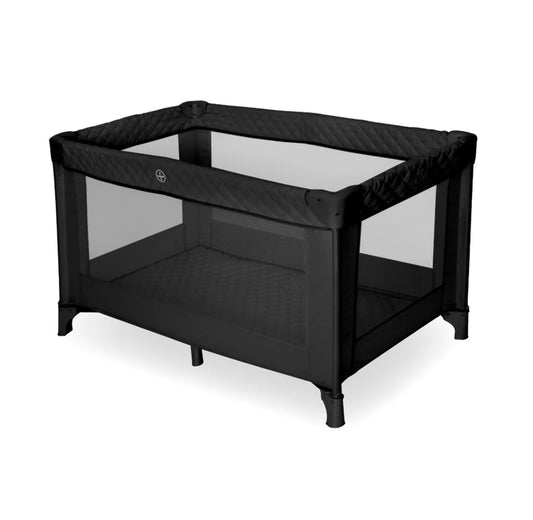 MBTC1 Travel Cot - Black Quilted