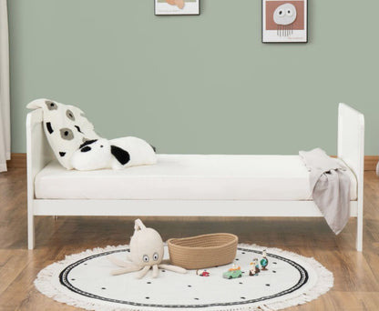 Babymore Caro Urban Cot Bed - White