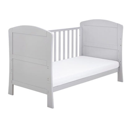 Babymore Aston Dropside Cot Bed - Grey